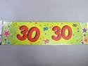 Banderole anniversaire - 30 ans