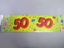 Banderole anniversaire - 50 ans