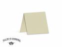 Carte double velin format 13,5x27cm - Cendre
