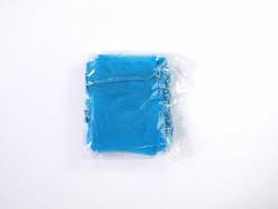 Sachet 10cm pour Mariage ou Baptème organza - Turquoise