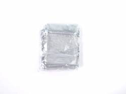 Sachet 10cm pour Mariage ou Baptème organza - Argent