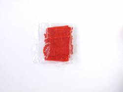 Sachet 7,5cm pour Mariage ou Baptème organza - Rouge