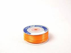 Ruban satin double face 3mm - Orange