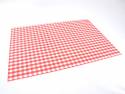 Set de table papier plaza motif Vichy Rouge x500