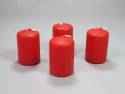 Bougie Cylindre - Rubis 6x4cm