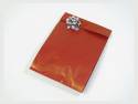 Pochette kraft brun petit format x250 - Rouge