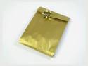 Pochette kraft brun petit format x250 - Or