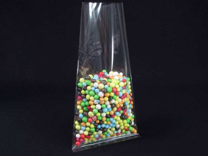 Pochette transparente bonbon et confiserie 14x25cm