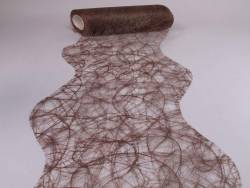 Chemin de table Sizoweb Vague - Chocolat