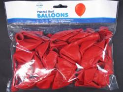 50 ballons Fête et Mariage Rouge Ø27cm