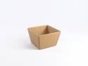 Corbeille carton - havane 11x11x9,5cm