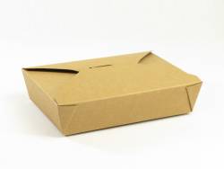 Barquette carton kraft, restauration rapide, Fast Food 150cl x50