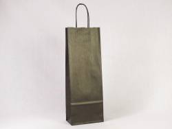 SAC KBR P FICELLE 1 BOUTEILLE 140*80*390mm /25 NOIR