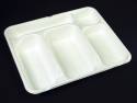 Plateau self 5 compartiments fibre de canne biodégradable