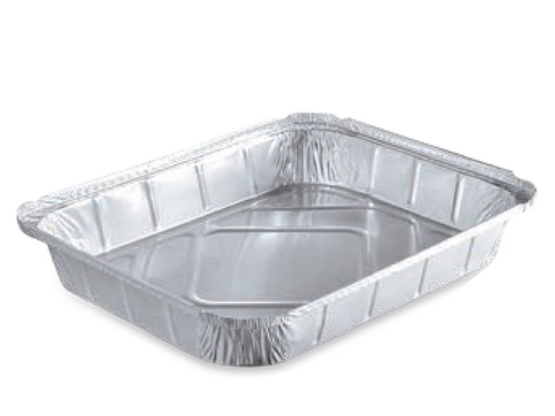 Plat / barquette gastronome aluminium 2400ml x50