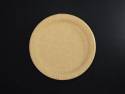 Assiette carton ronde biodégradable Ø23cm x100 brun