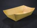 Barquette carton rectangulaire 900ml 170x100mm x250 brun