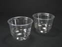 Pot dessert rond plastique apet transparent 24cl