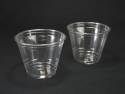 Pot dessert rond plastique apet transparent 25cl