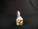 Pochette 9,5x16,5cm plastique pp transparent fond écorné