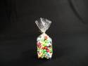 Pochette 10x19cm plastique pp transparent fond écorné