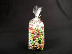 Pochette 13x24cm plastique pp transparent fond écorné