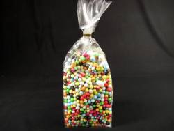 Sachet confiserie 13x8x37,0cm plastique pp transparent fond plat